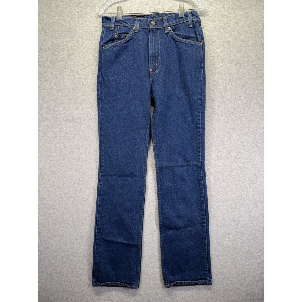 VTG Levis 517 Jeans Mens 32x36 Blue Slim Bootcut Denim Made USA Medium Wash 80s